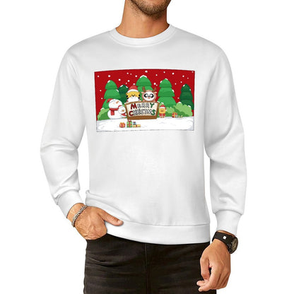 Front Patterned Long Sleeve TopSleek Casual