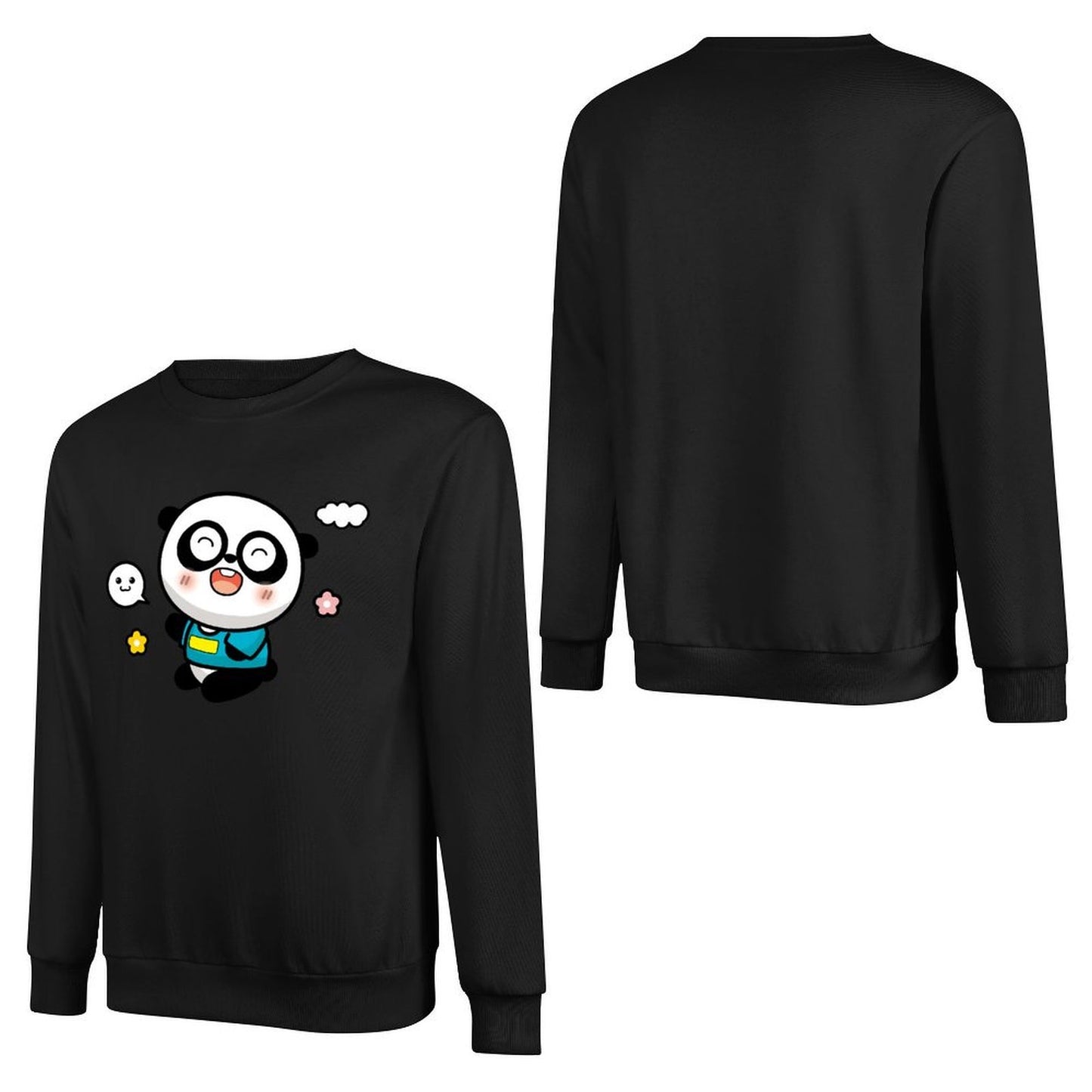 Front Patterned Long Sleeve TopPremium Wrinkle-Free