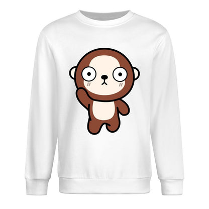 Front Patterned Long Sleeve TopShrink-Resistant TimelessStyle