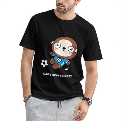 Shrink-Resistant Lightweight Front Graphic T-shirt