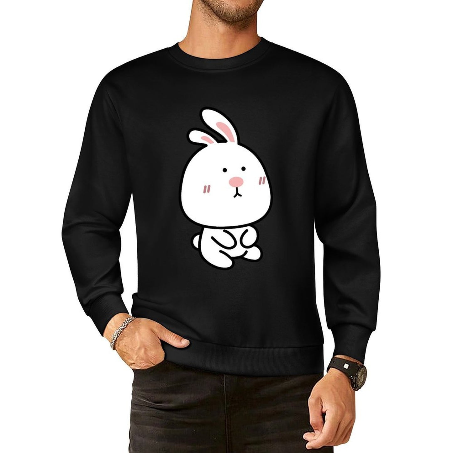 Front Patterned Long Sleeve TopWeekend Relaxed Fit