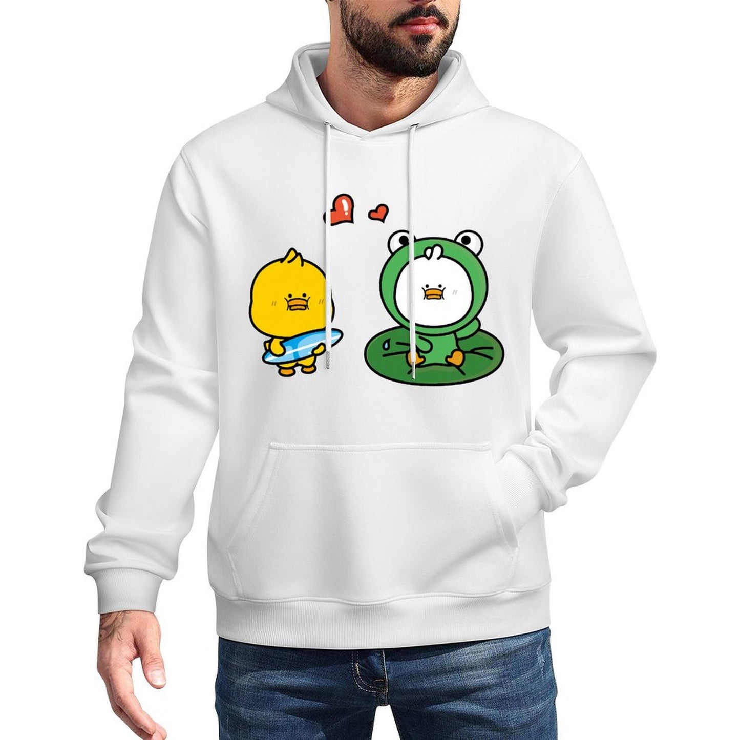 Soft Sleek Front Graphic Hoodies