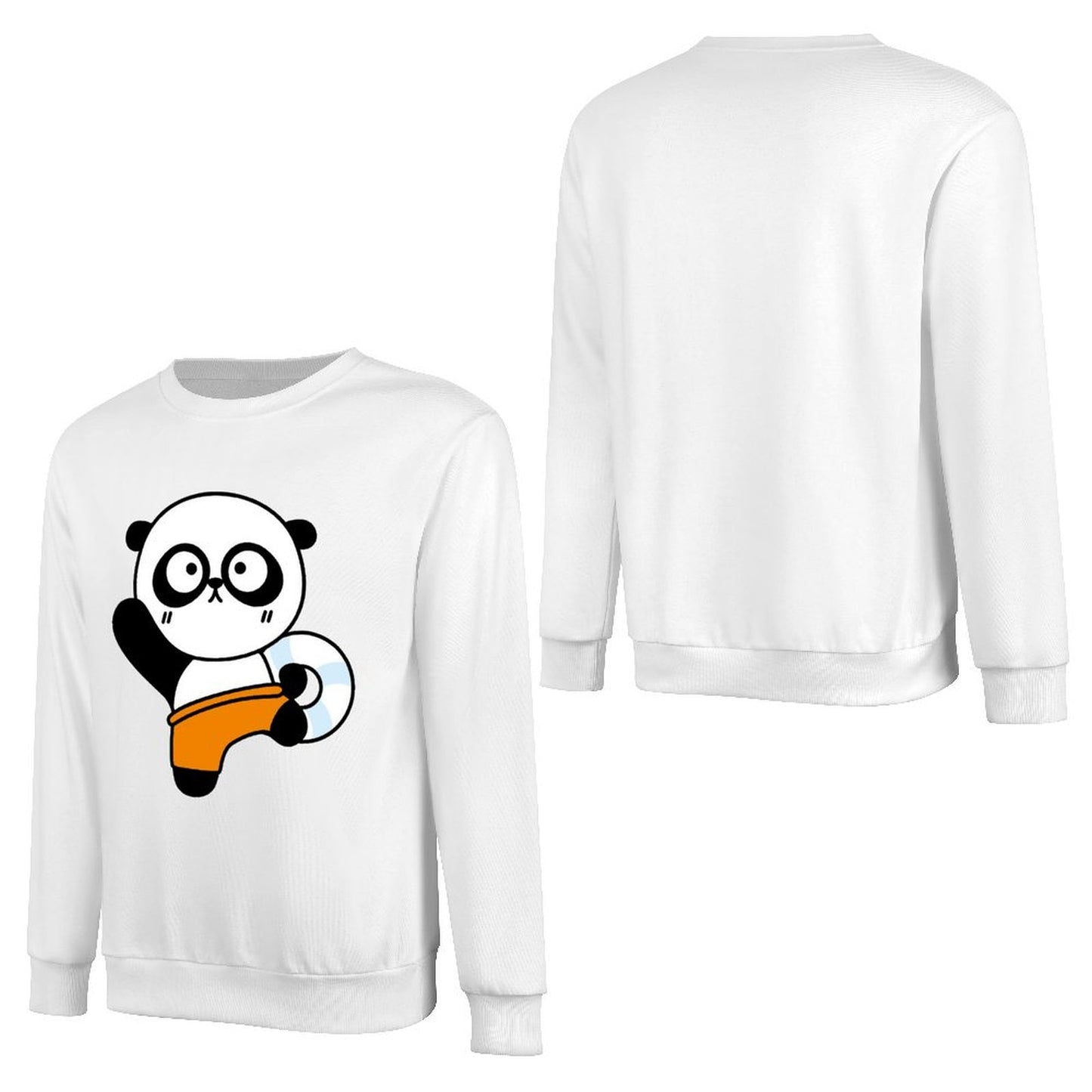 Front Patterned Long Sleeve TopCrisp Print ActiveLine