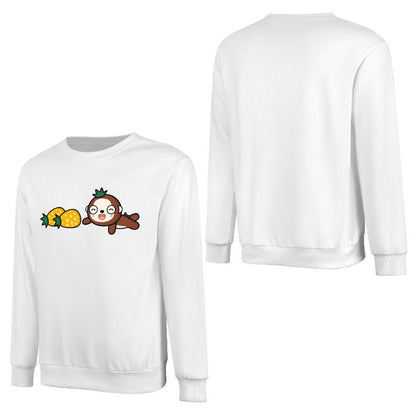 Front Patterned Long Sleeve TopReliable Double-Stitched