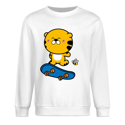 Front Patterned Long Sleeve TopCleanCut Neat