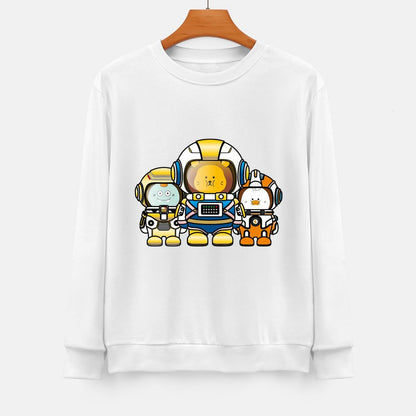 Front Patterned Long Sleeve TopClean Solid