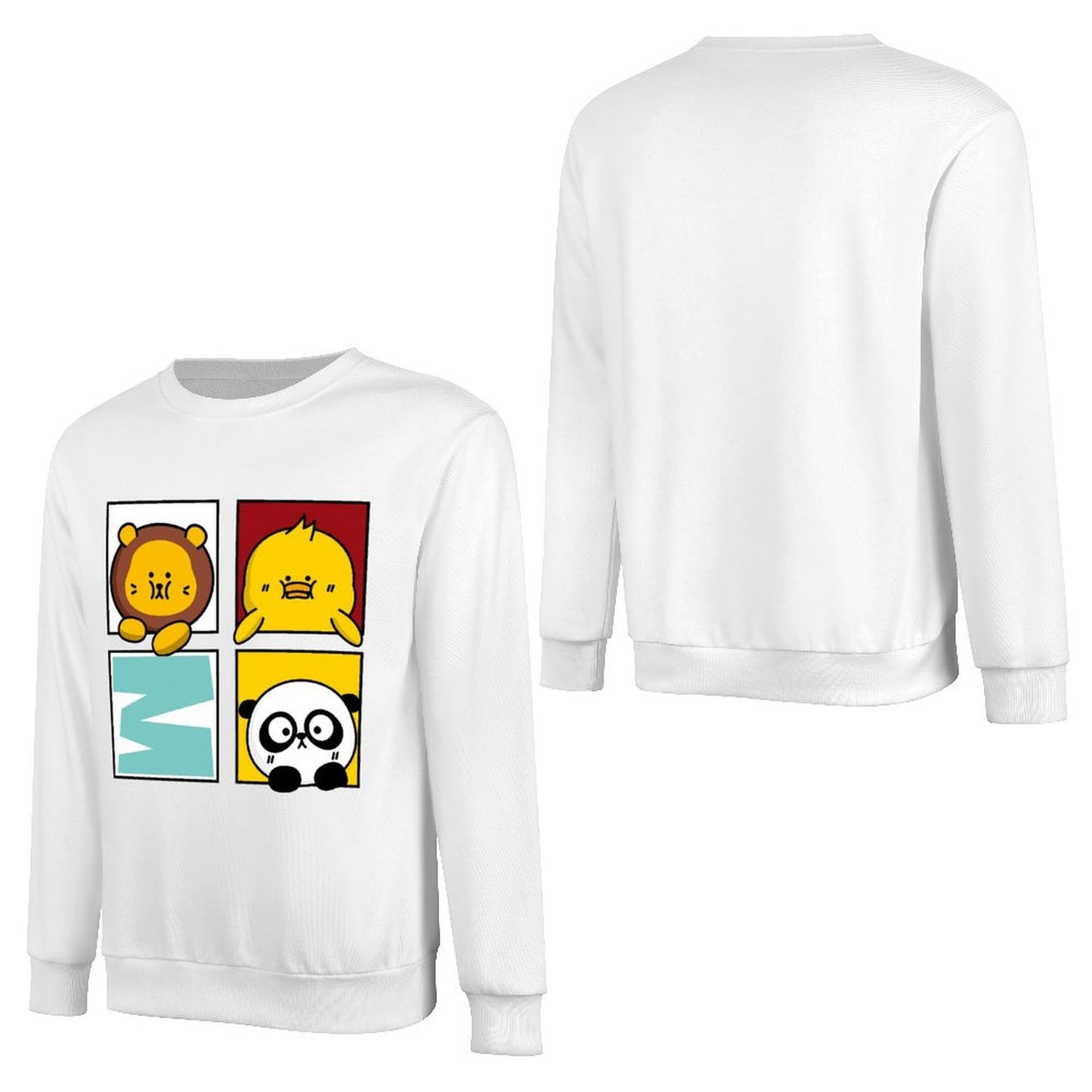 Front Patterned Long Sleeve TopPure Studio