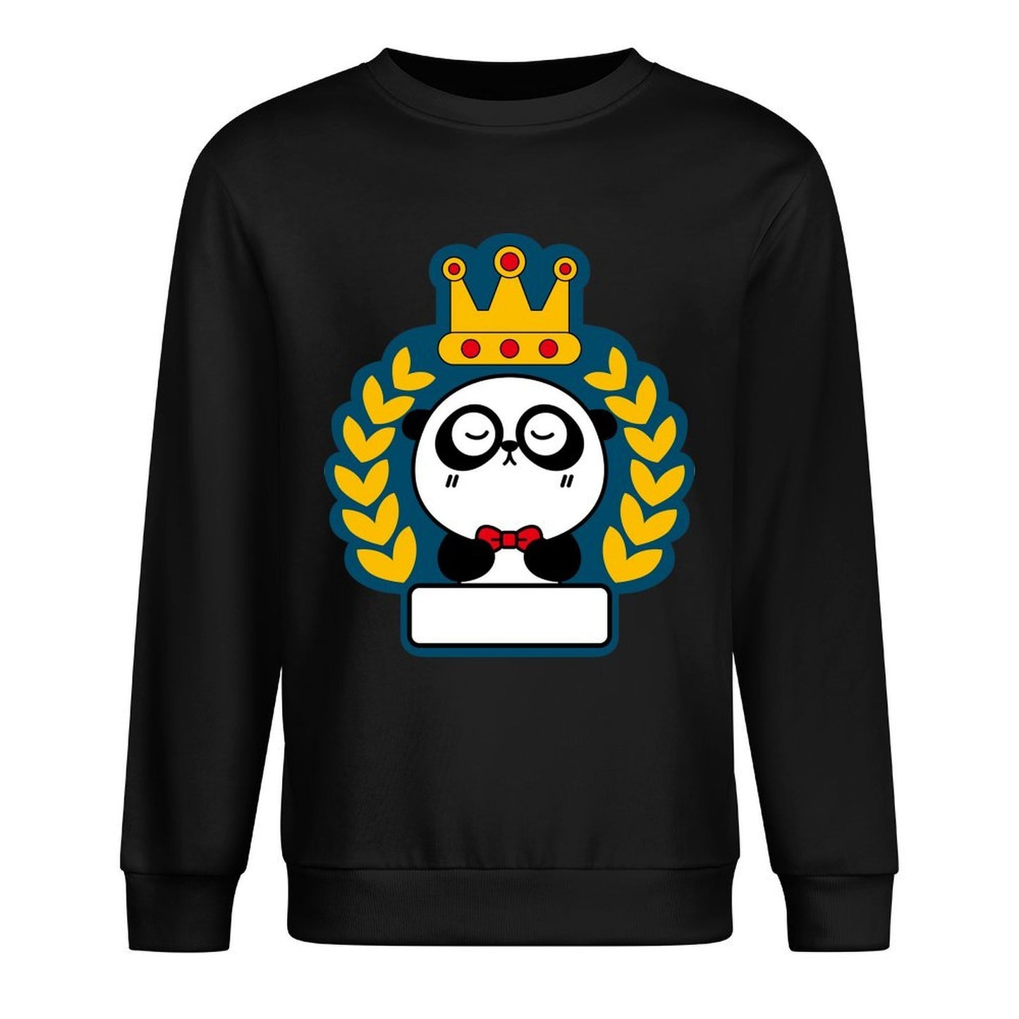 Front Patterned Long Sleeve TopEasy-Care Moisture-Wicking