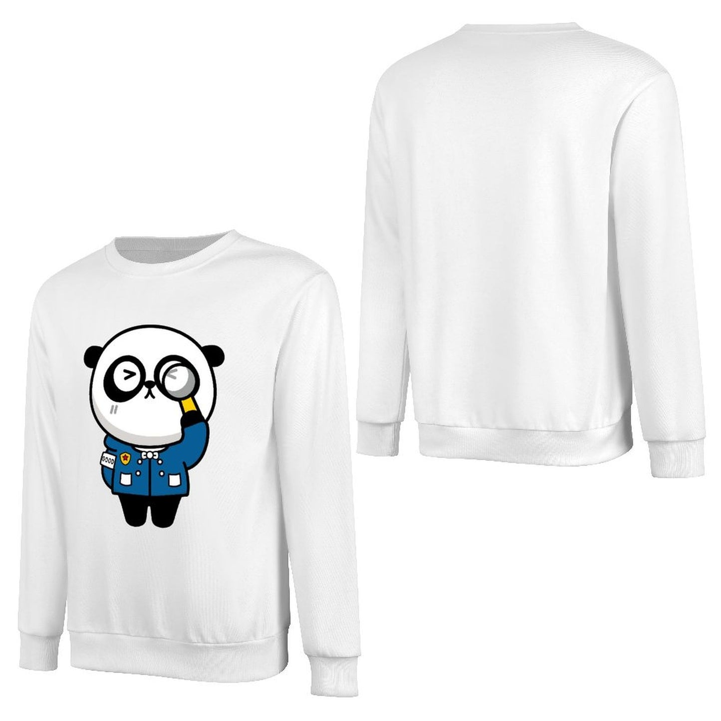 Front Patterned Long Sleeve TopFitted Sharp