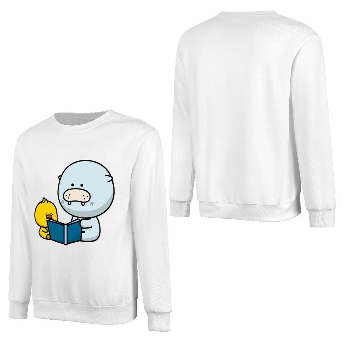 Front Patterned Long Sleeve TopRelaxed RelaxFit