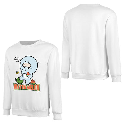 Front Patterned Long Sleeve TopFresh PureStyle