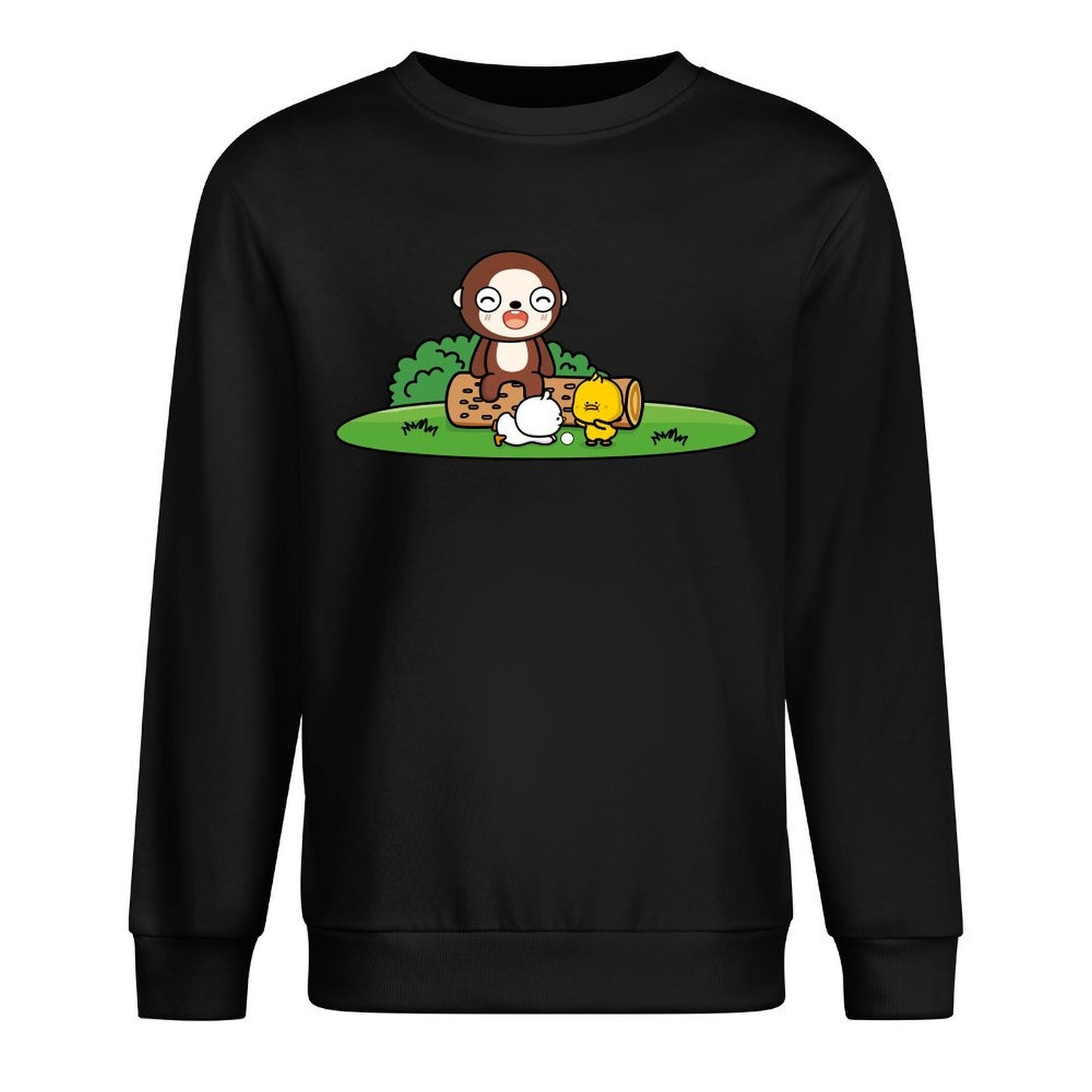 Front Patterned Long Sleeve TopOutdoor Lightweight