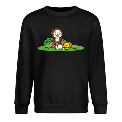 Front Patterned Long Sleeve TopOutdoor Lightweight