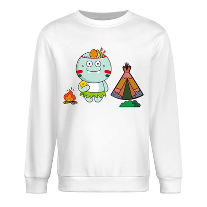 IPBR 250g Crew Neck Long Sleeve Sweatshirt Front GraphicCrew Neck Long Sleeve Sweatshirt4000771