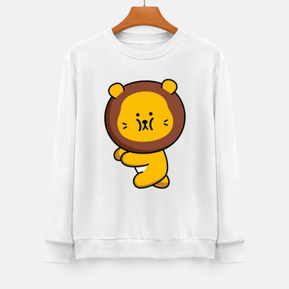 Front Patterned Long Sleeve TopFade-Resistant Soft