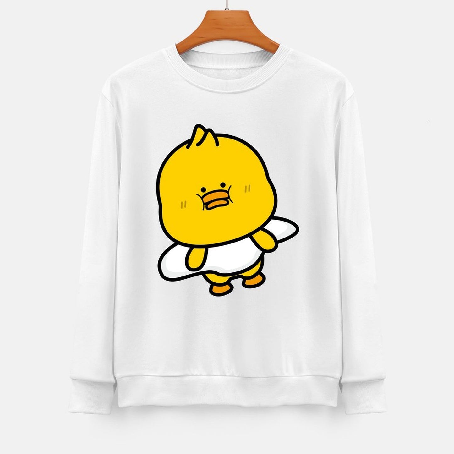 Front Patterned Long Sleeve TopClassic Fit Urban