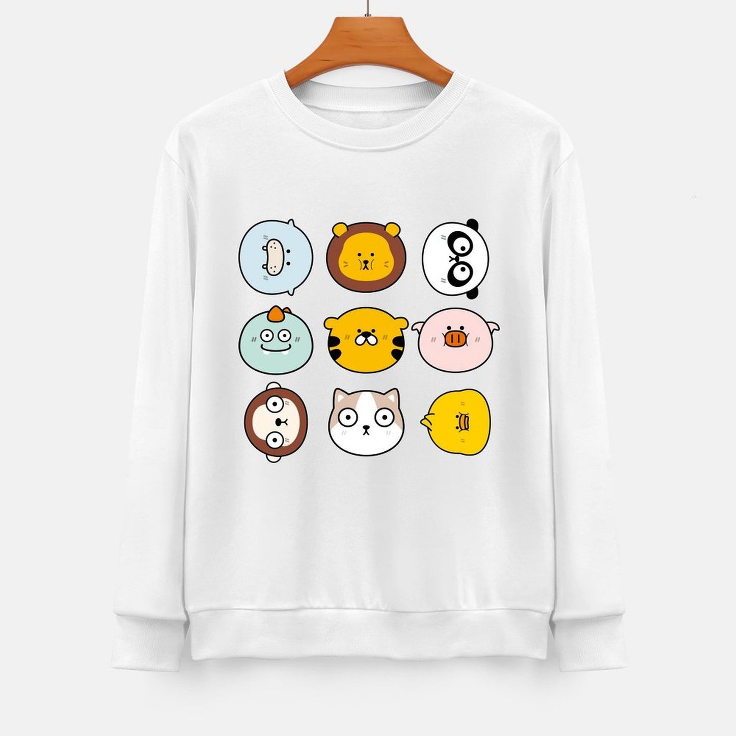 Front Patterned Long Sleeve TopEco-Conscious Performance