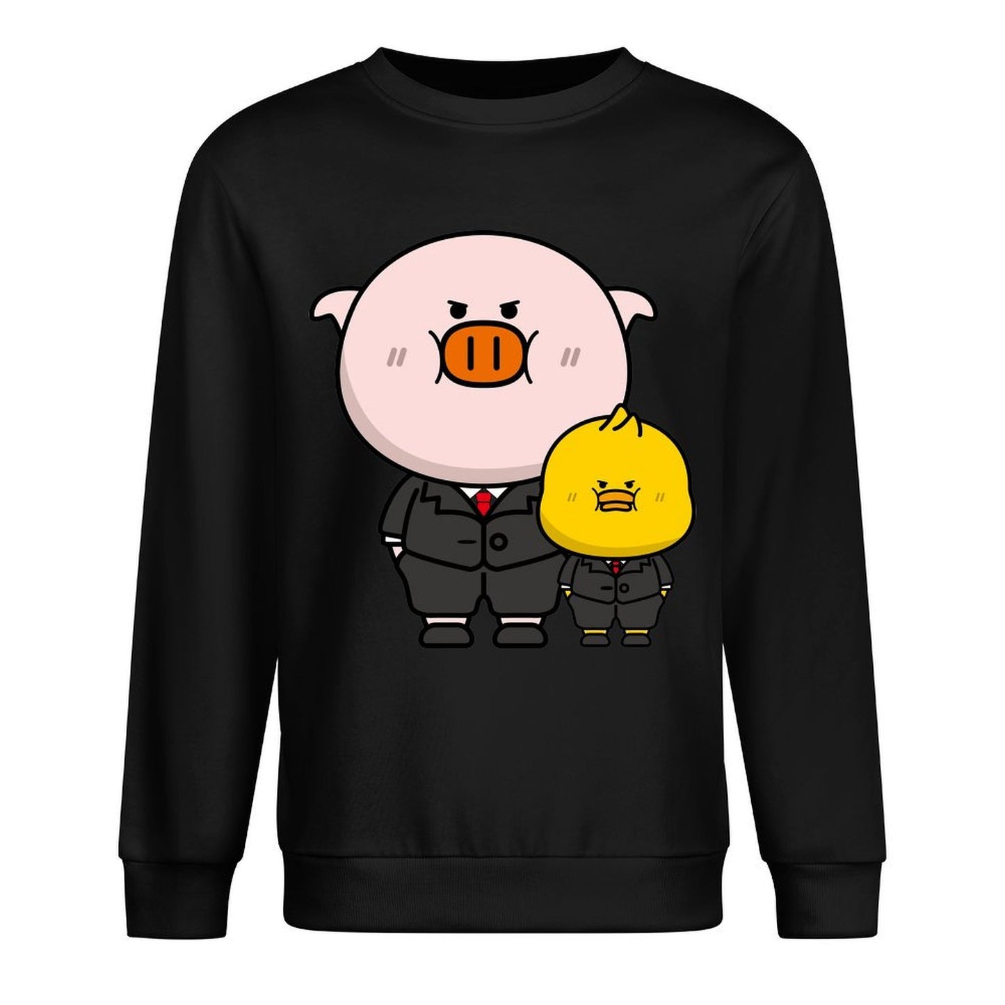 Front Patterned Long Sleeve TopPlain Studio