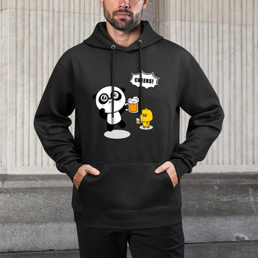 IPBR 250g Hooded Pocket Sweatshirt Front GraphicMen's Hooded  Sweatshirt4001000