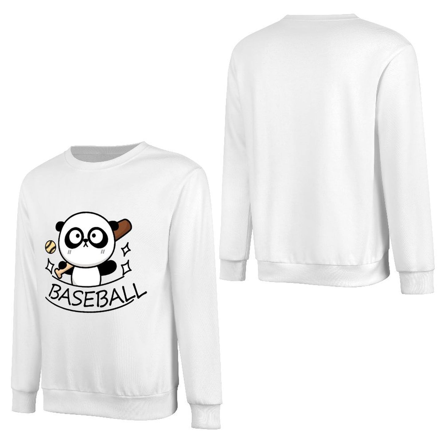 Front Patterned Long Sleeve TopSoft-Touch Classic Fit
