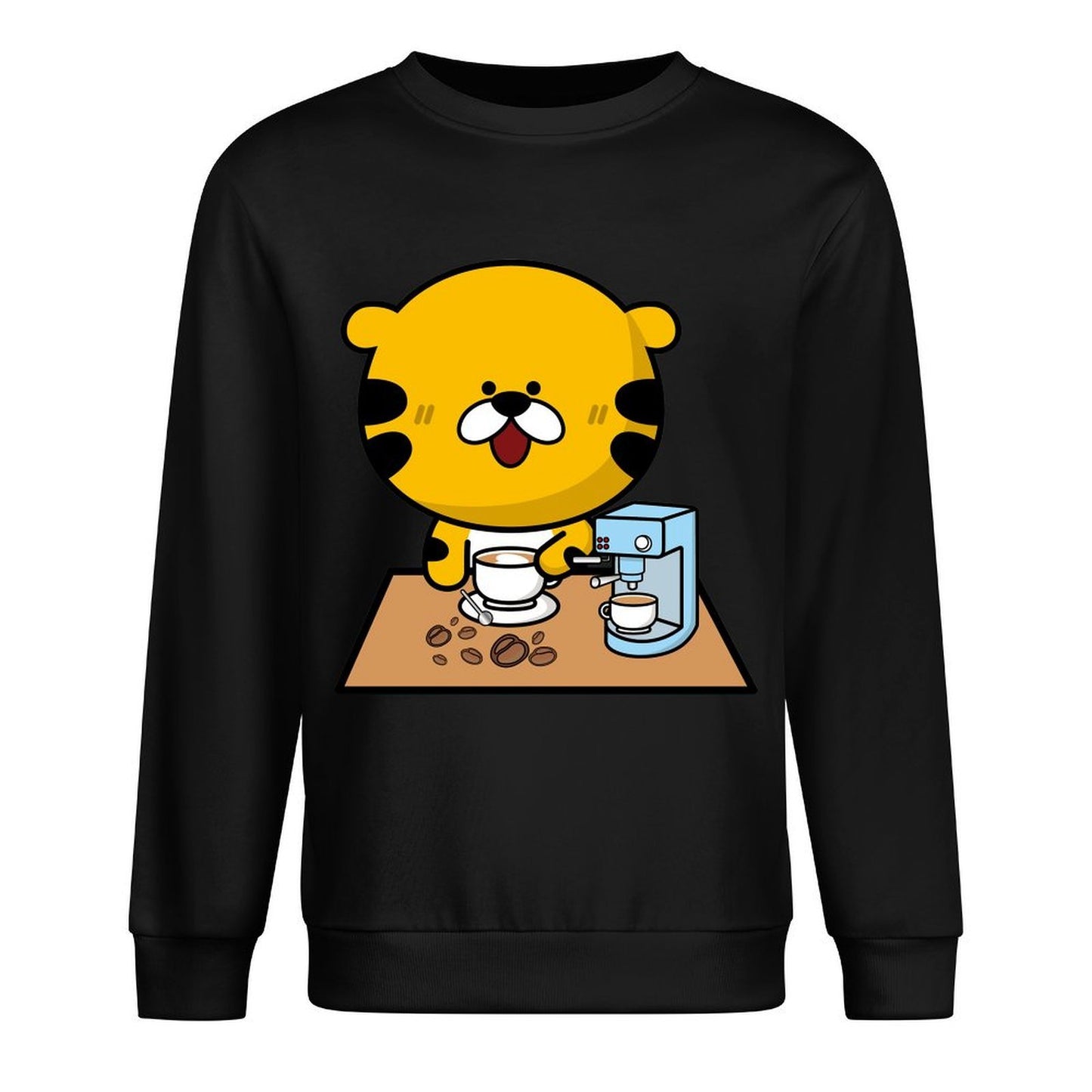 Front Patterned Long Sleeve Top Street ModernFit