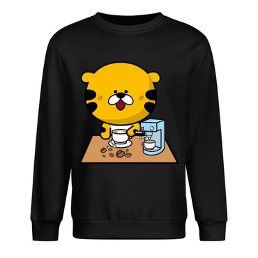 Front Patterned Long Sleeve Top Street ModernFit