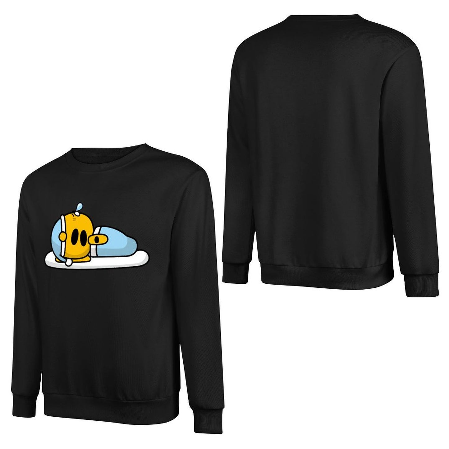 Front Patterned Long Sleeve TopVintage ComfortSeries