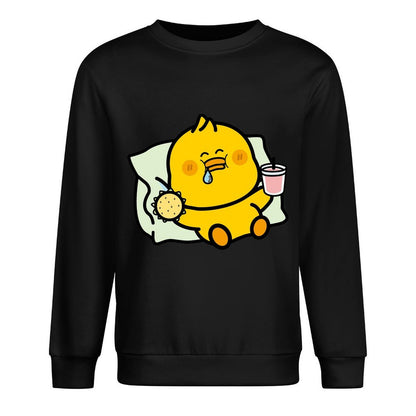 Front Patterned Long Sleeve TopPromotional Soft-Touch