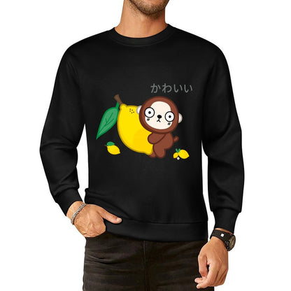 Front Patterned Long Sleeve TopComfortSeries Double-Stitched