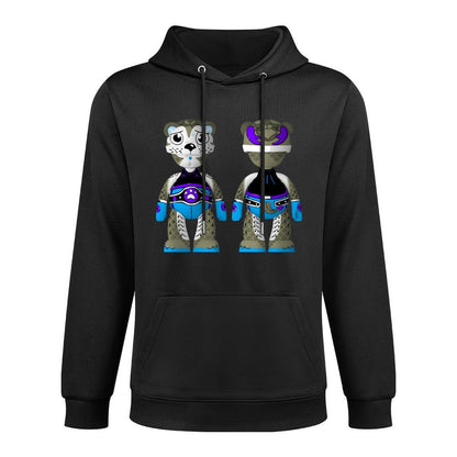 Hoodie Front PatternFitted Soft-Touch