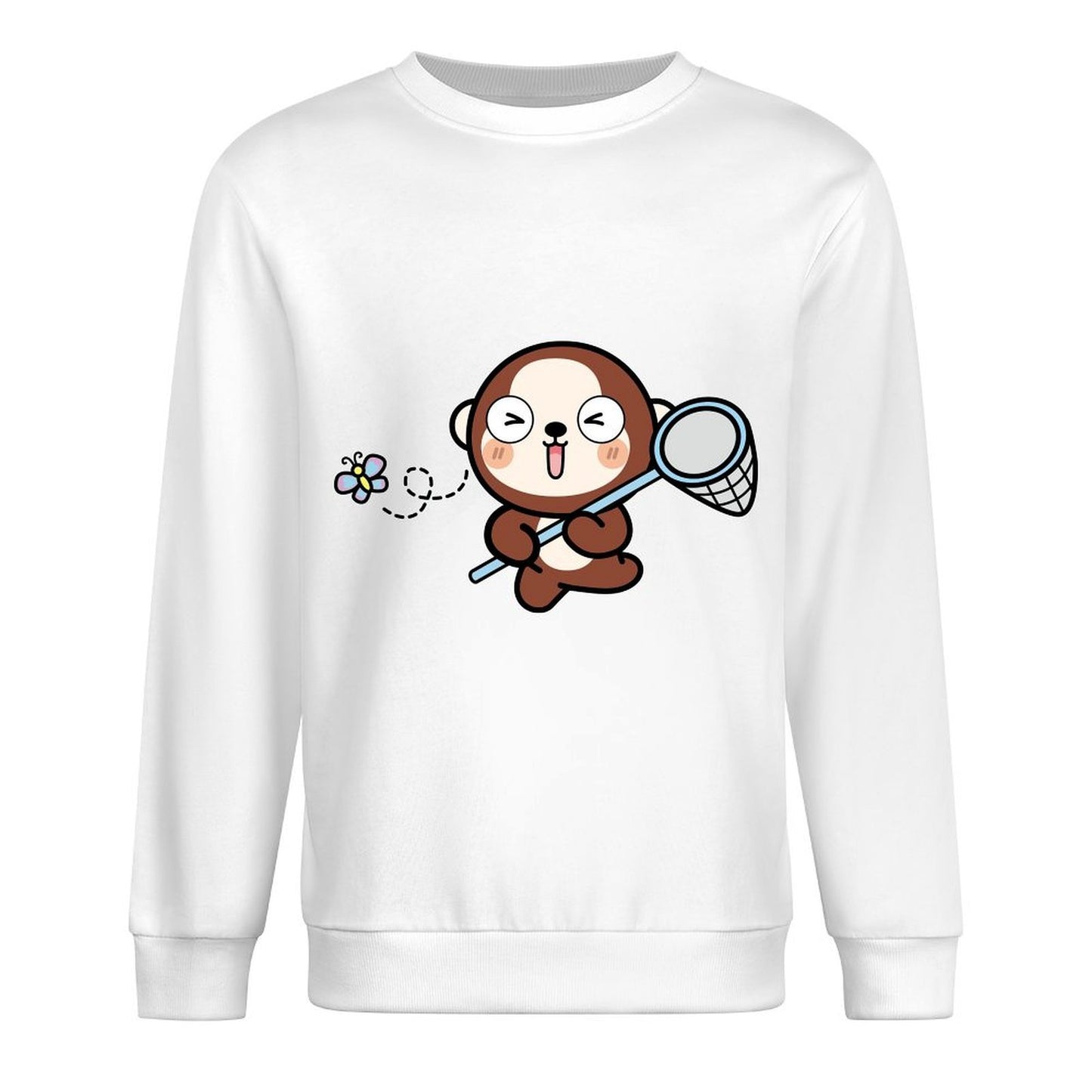 Front Patterned Long Sleeve TopSmoothWear Modern