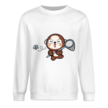 Front Patterned Long Sleeve TopSmoothWear Modern