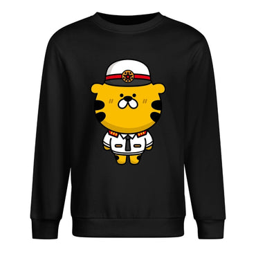 Front Patterned Long Sleeve TopCoreLine Timeless