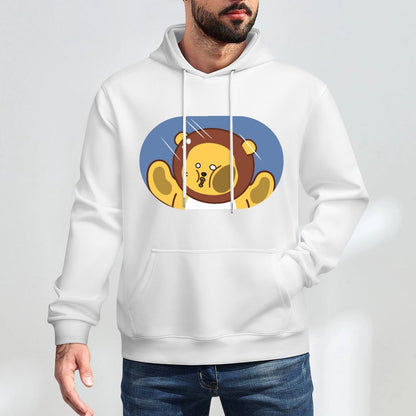 Vintage Fitted Front Graphic Hoodies