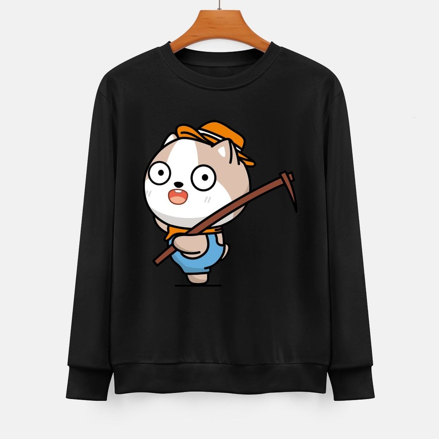 IPBR 250g Crew Neck Long Sleeve Sweatshirt Front GraphicCrew Neck Long Sleeve Sweatshirt4000117