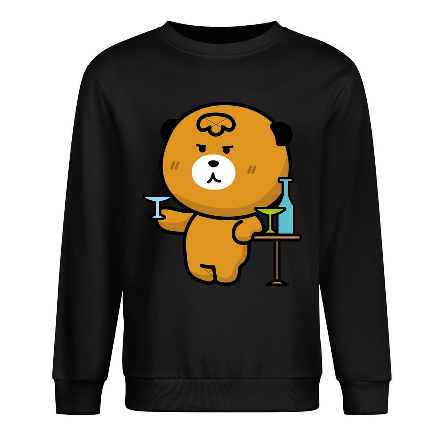 Front Patterned Long Sleeve TopPure Original