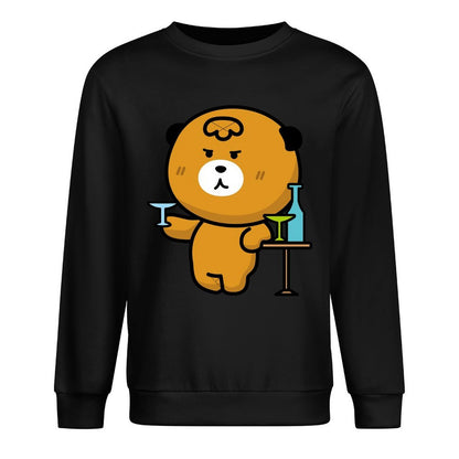 Front Patterned Long Sleeve TopPure Original