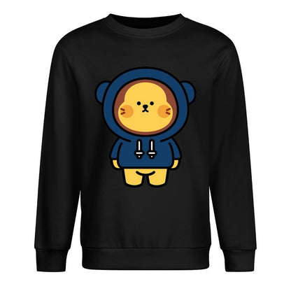 Front Patterned Long Sleeve TopDesign-Your-Own Modern