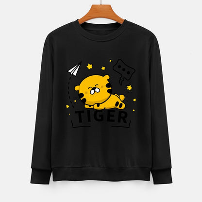 Front Patterned Long Sleeve TopYearRound Retro