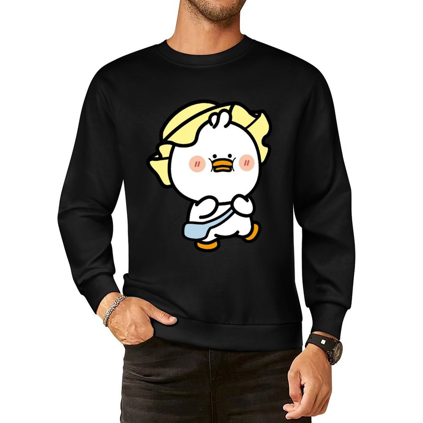 Front Patterned Long Sleeve TopSolid Studio