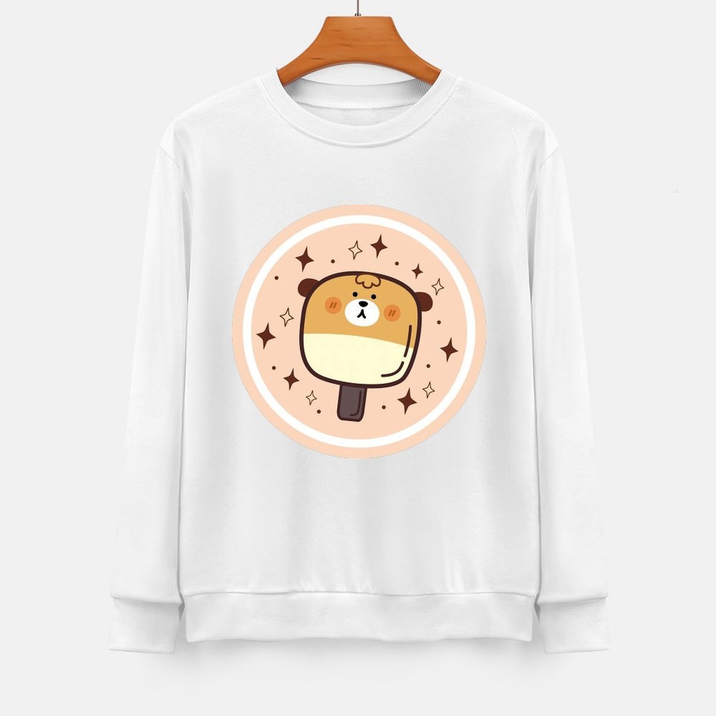 Front Patterned Long Sleeve TopChill ComfortSeries