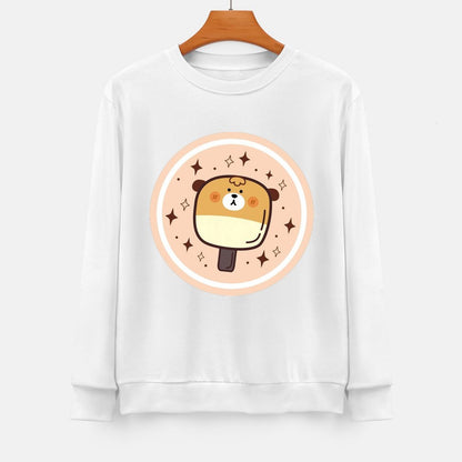 Front Patterned Long Sleeve TopChill ComfortSeries