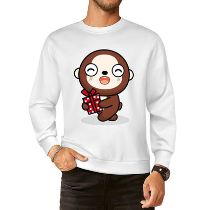 Front Patterned Long Sleeve TopNeat Vibrant Colors