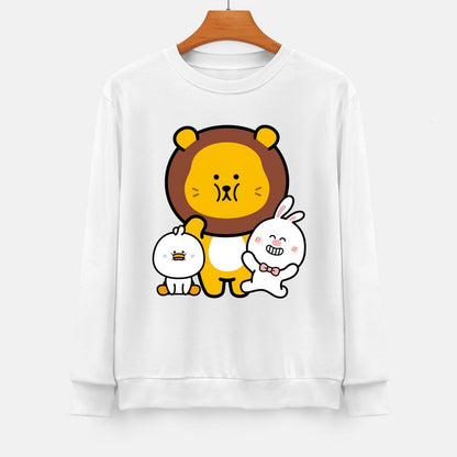 Front Patterned Long Sleeve TopNatural Logo-Ready