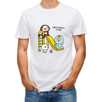 Soft-Touch Logo-Ready Front Graphic T-shirt