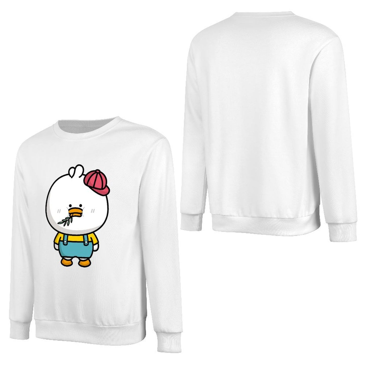 Front Patterned Long Sleeve TopRegularFit Easy-Care