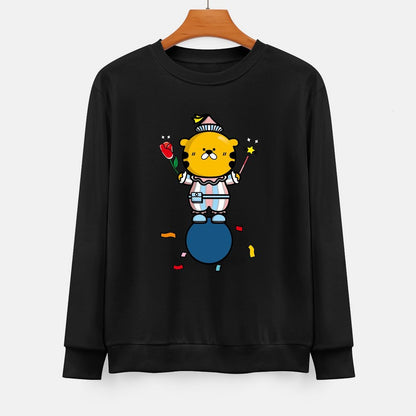  Front Patterned Long Sleeve TopEverydayWear SoftFeel