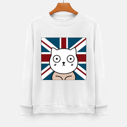 Front Patterned Long Sleeve TopEasyStyle Wrinkle-Free