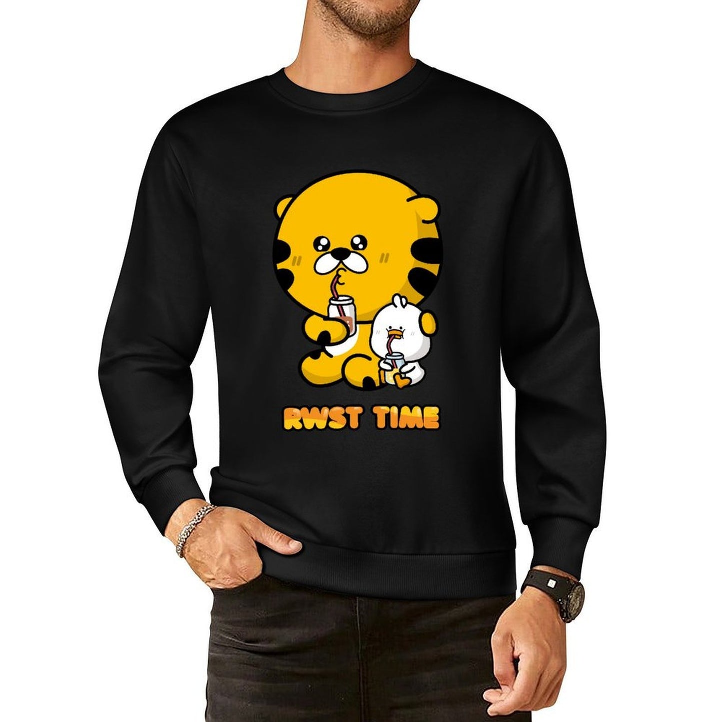 IPBR 250g Crew Neck Long Sleeve Sweatshirt Front GraphicCrew Neck Long Sleeve Sweatshirt4001164