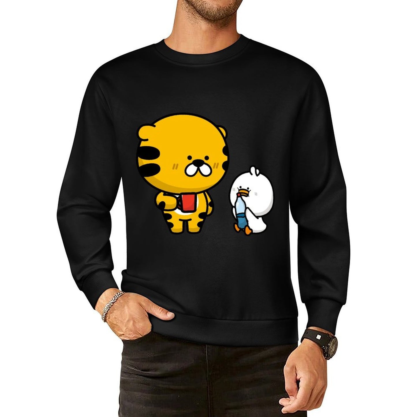 Front Patterned Long Sleeve TopNatural Fundraising